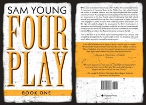 Four Play Book One Paperback – front and back cover